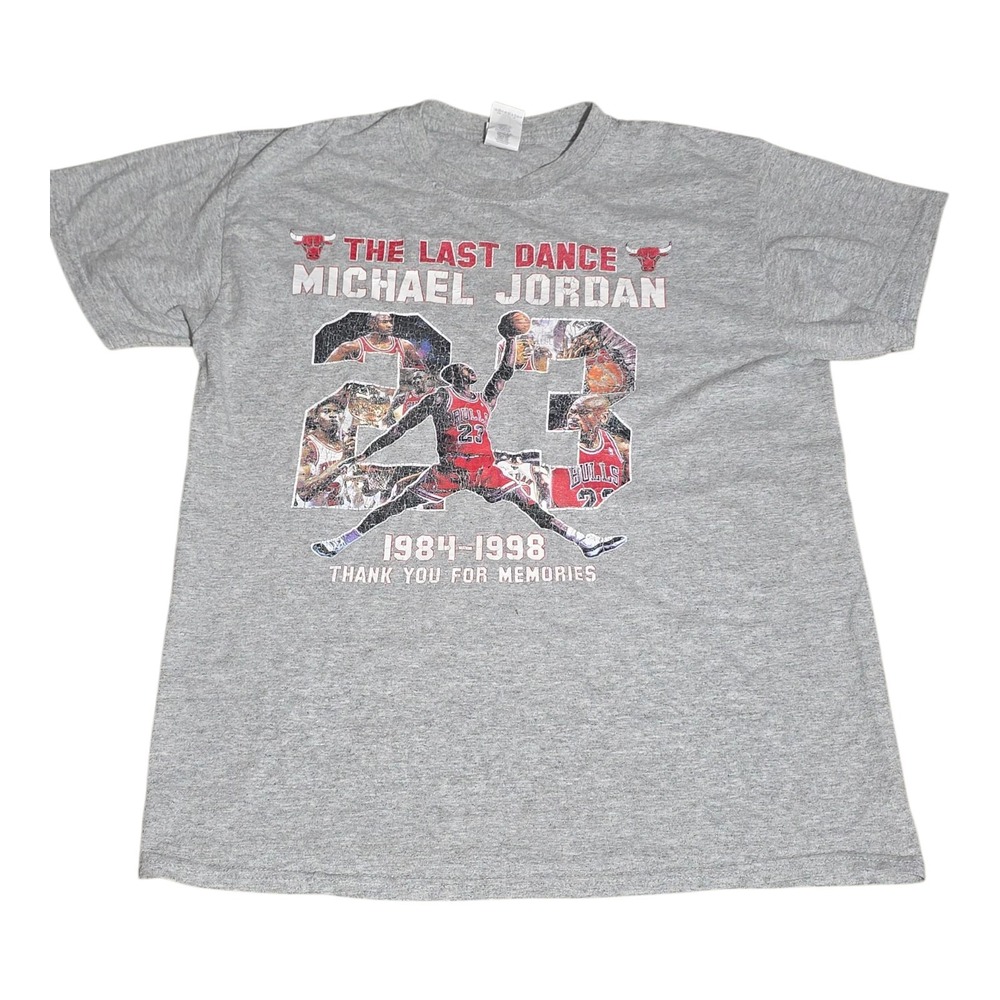 Michael Jordan "The Last Dance" T-Shirt Medium Bulls #23 Graphic Tee VR